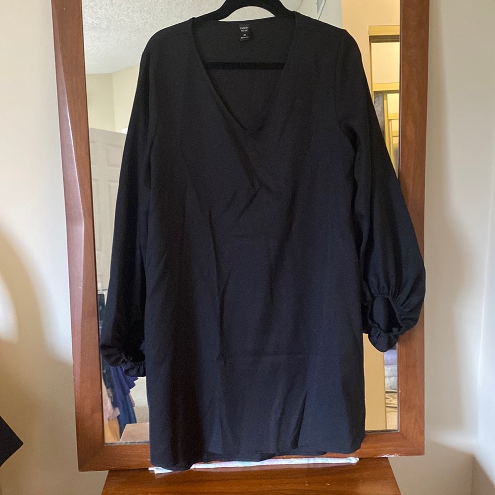 Emery rose,  XL black, thin, breathable, dress, casual or dressy w/a belt